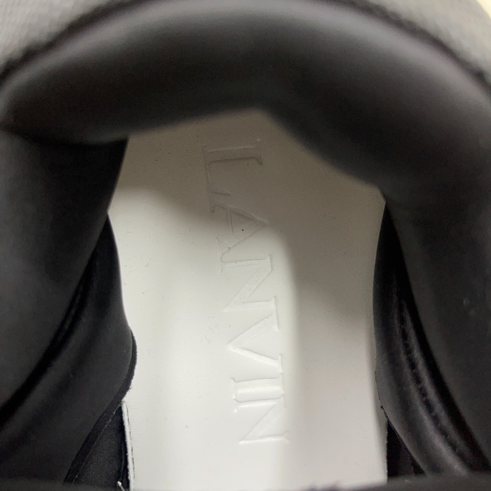 lanvin leather curb black