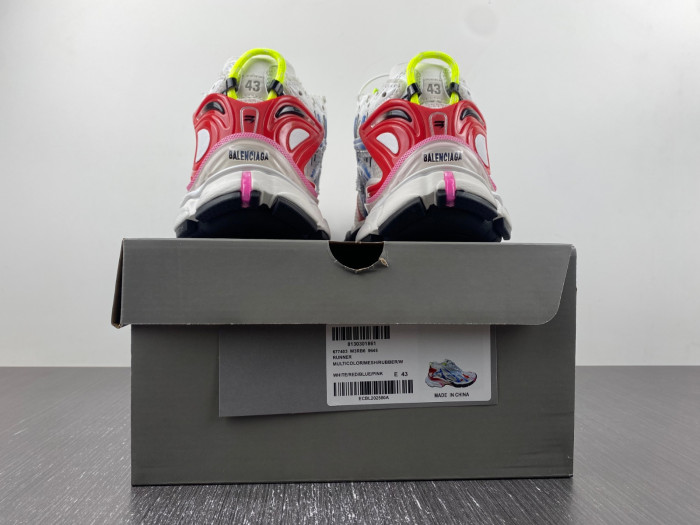 balcia runner white red blue