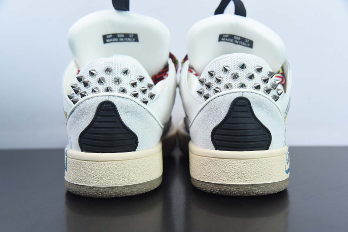 lanvin curb sneaker graffiti