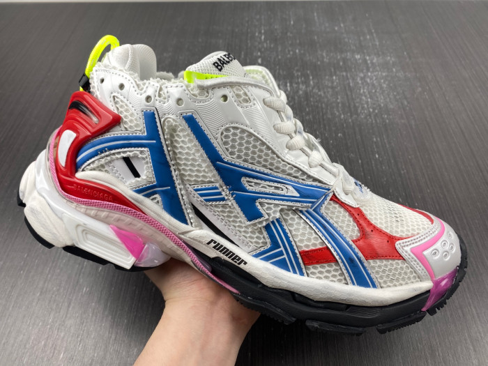 balcia runner white red blue