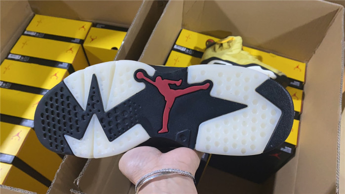 travis scott x air jordan 6 “yellow cactus jack” cn1084-300
