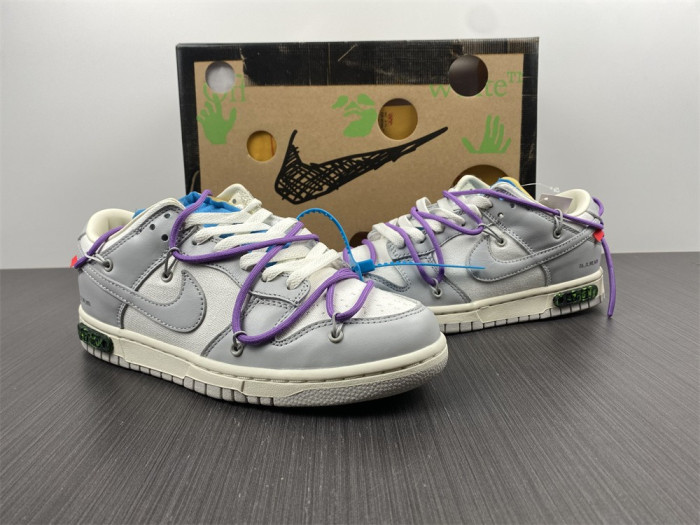 nike dunk low off-white lot 47 dm1602-125