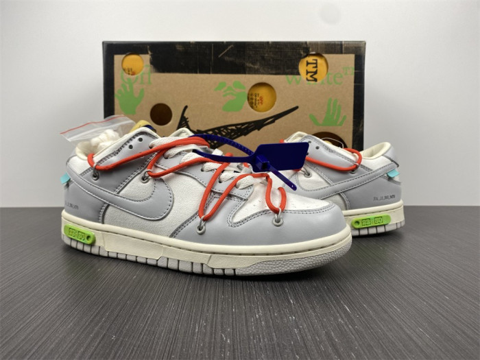 nike dunk low off-white lot 23 dm1602-126