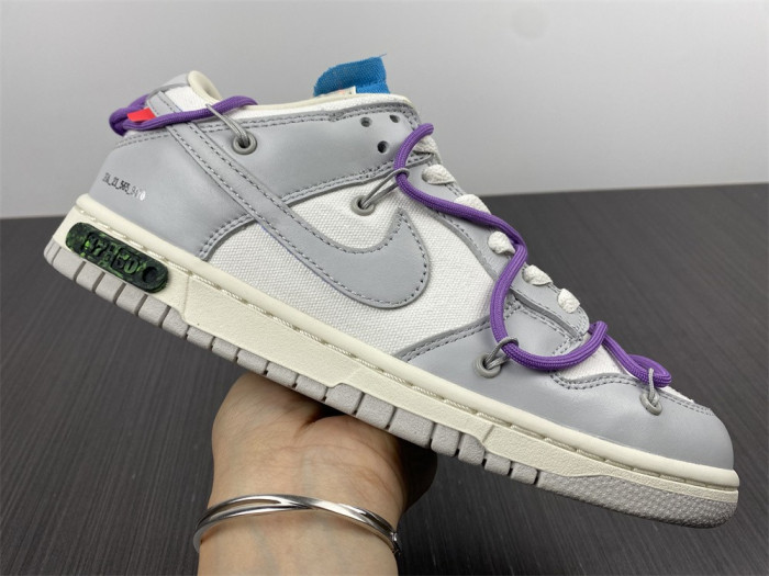 nike dunk low off-white lot 47 dm1602-125