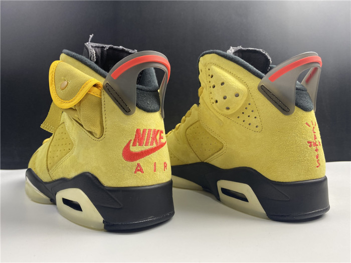 travis scott x air jordan 6 “yellow cactus jack” cn1084-300