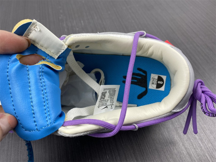 nike dunk low off-white lot 47 dm1602-125