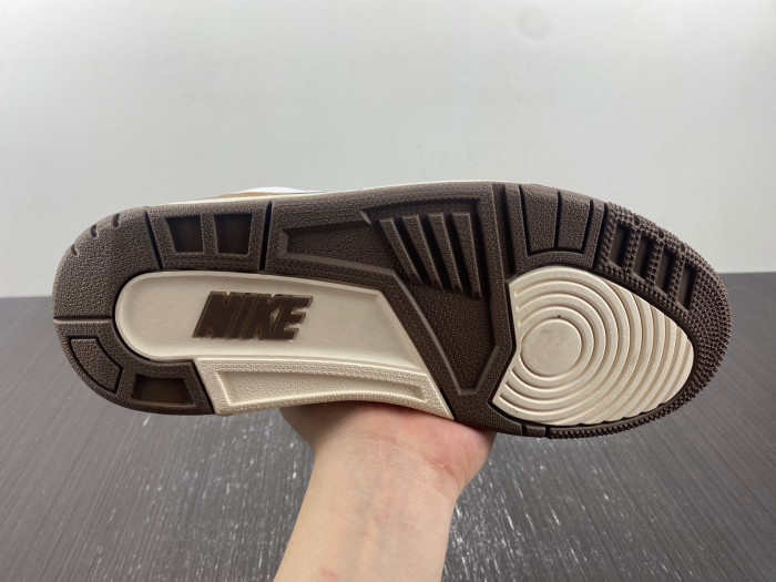 travis scott x air jordan 3 palomino” white black brown ct8532-120