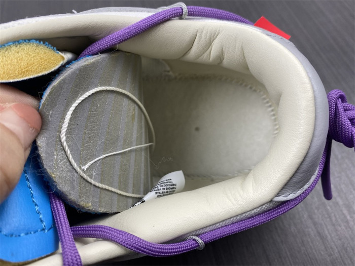 nike dunk low off-white lot 47 dm1602-125