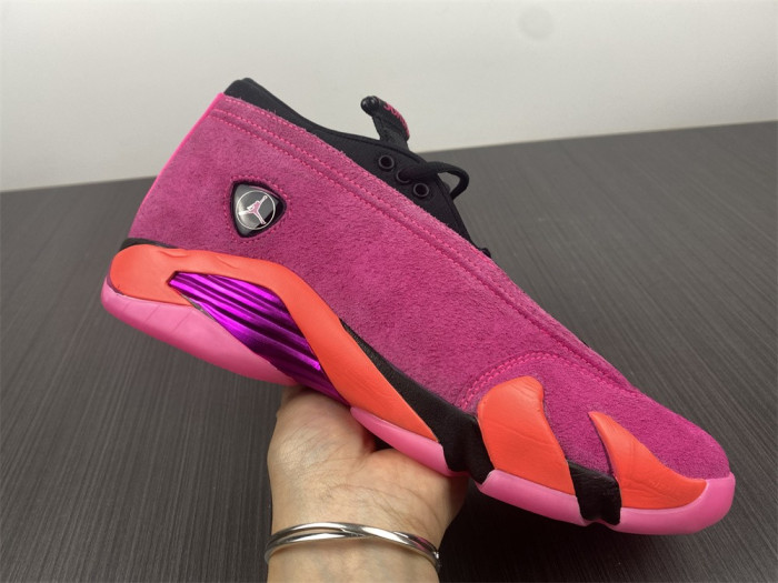 air jordan 14 low wmns “shocking pin dh4121-600