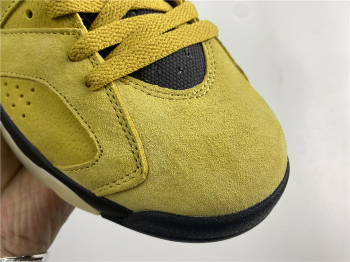 travis scott x air jordan 6 “yellow cactus jack” cn1084-300