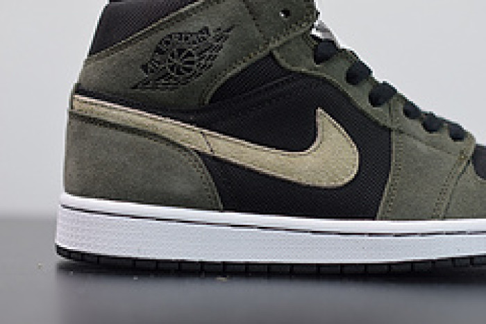 air jordan 1 mid military olive bq6472-030