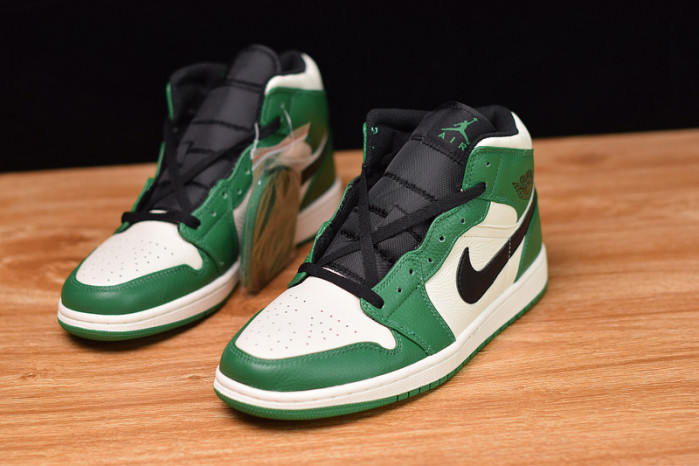 air jordan 1 mid pine green 852542-301