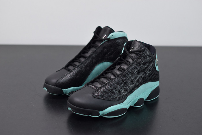 air jordan 13 retro black island green 414571-030