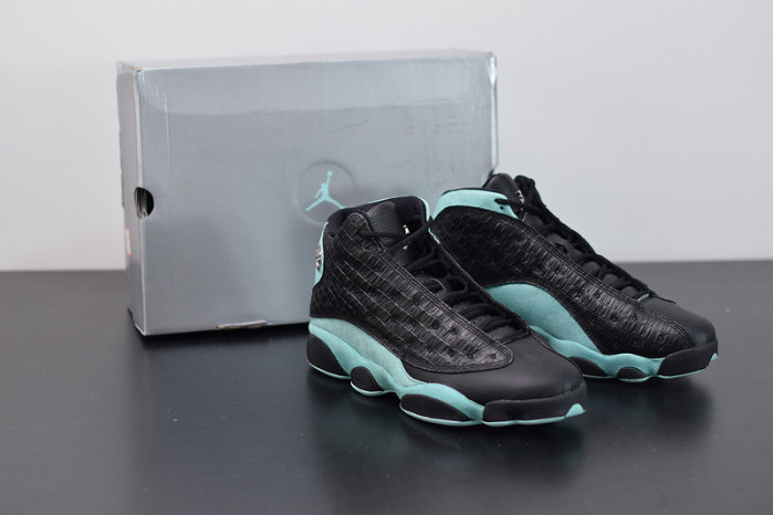 air jordan 13 retro black island green 414571-030