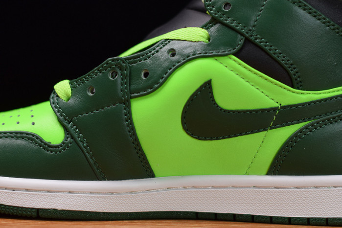 air jordan 1 retro mid gorge green 554724-330