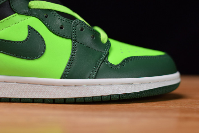 air jordan 1 retro mid gorge green 554724-330