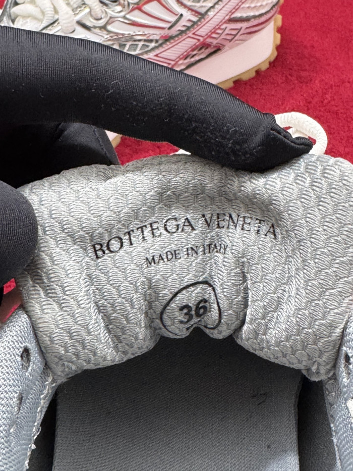 Bottega Veneta Orbit Silver White bv25481
