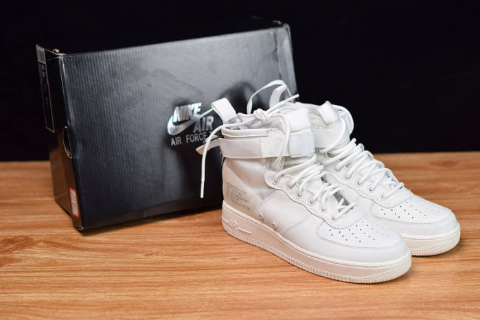 nike sf air force 1 mid triple ivory aa6655-100