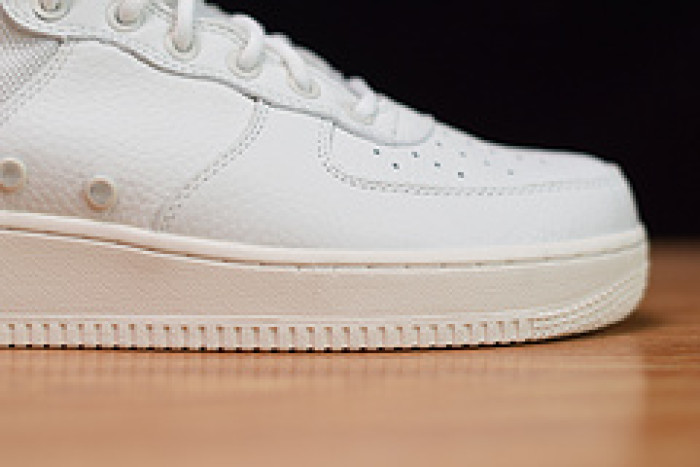 nike sf air force 1 mid triple ivory aa6655-100