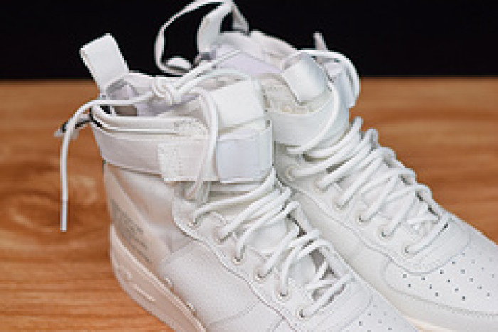 nike sf air force 1 mid triple ivory aa6655-100