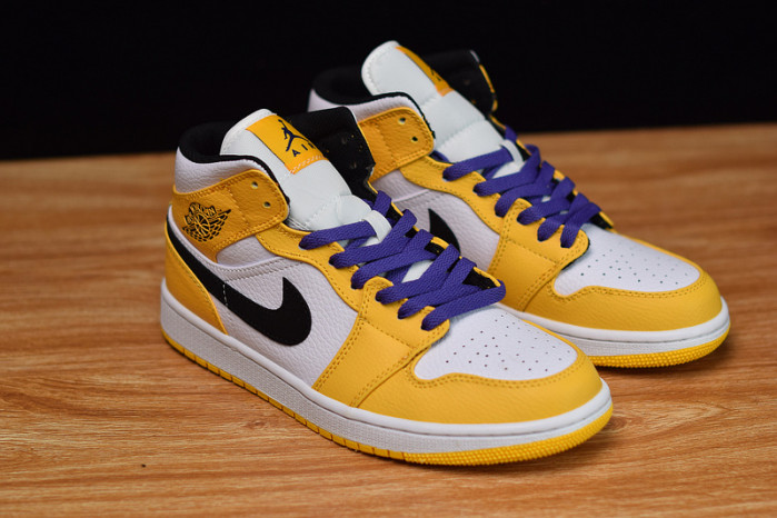 air jordan 1 mid “lakers” 852542-700