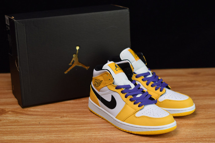 air jordan 1 mid “lakers” 852542-700