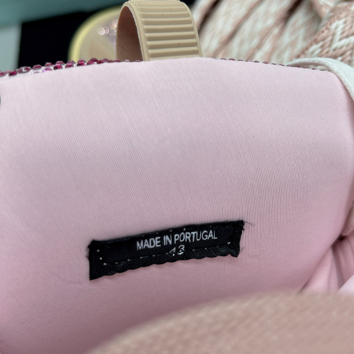 lanvin leather curb pink