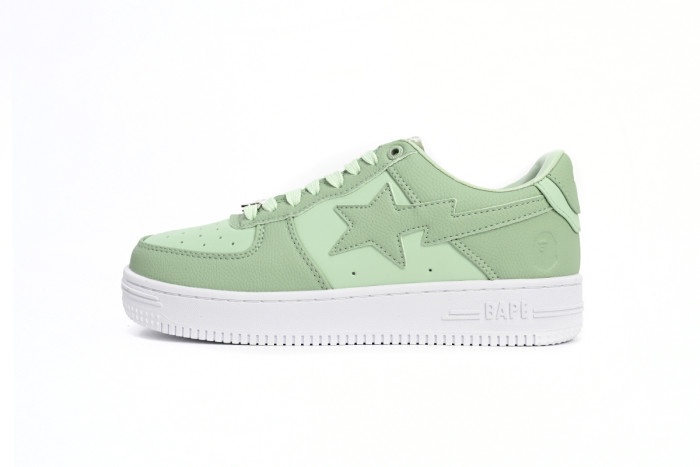 bape sta to low apple green