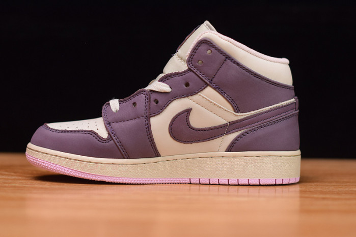 air jordan 1 mid pro purple desert sand 555112-500