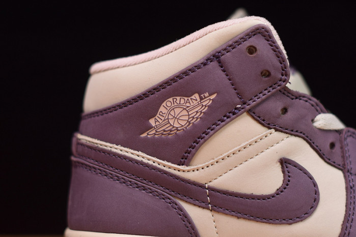 air jordan 1 mid pro purple desert sand 555112-500
