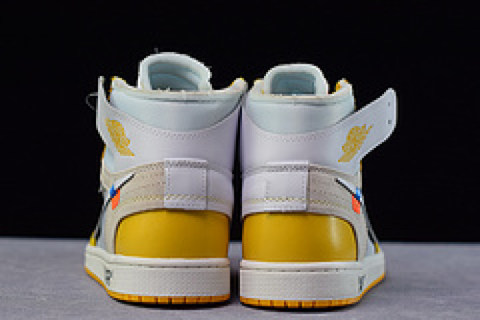 air jordan 1 retro high off-white canary yellow aq0818-149