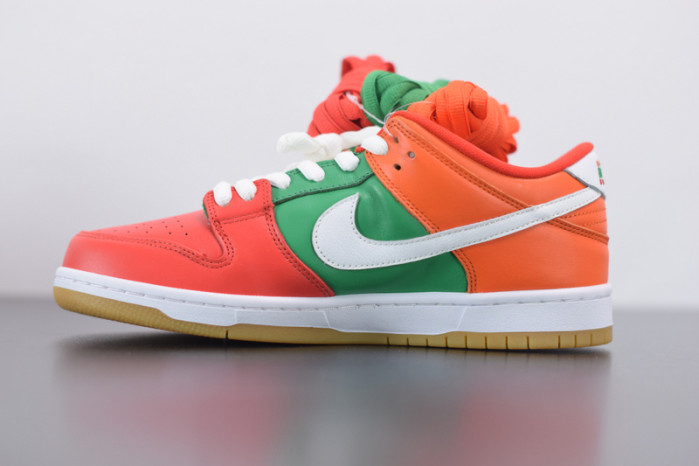 nike sb dunk low red orange green cz5130-600
