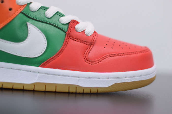 nike sb dunk low red orange green cz5130-600