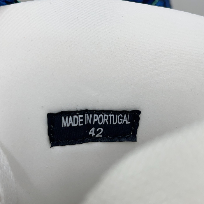 lanvin leather curb white blue