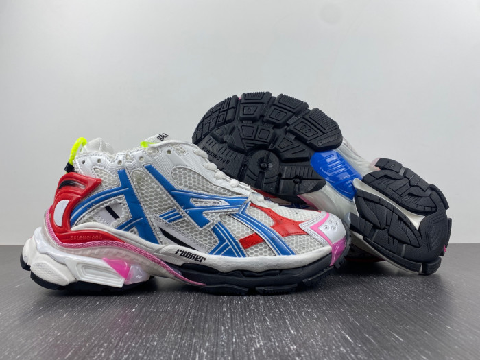 balcia runner white red blue