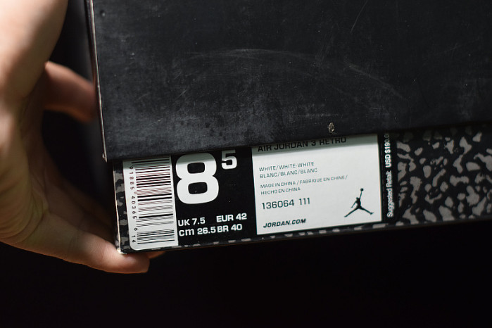 air jordan 3 retro pure white 136064-111