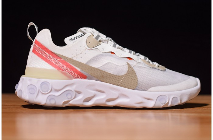 nike react element 87 sail light bone aq1090-100