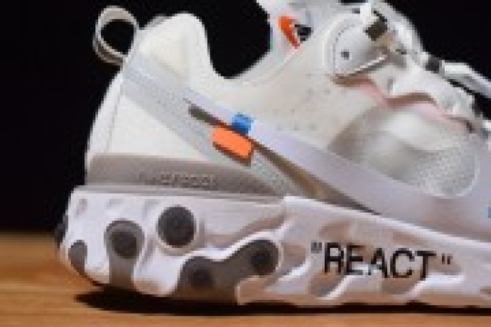 nike epic react flyknit white racer blue aq0068-100