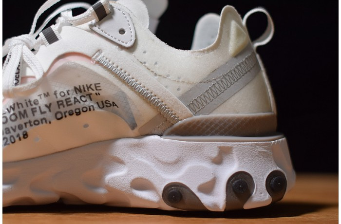 nike epic react flyknit white racer blue aq0068-100