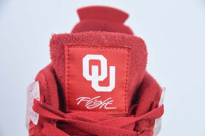 air jordan 4 retro oklahoma sooners pe aj4-904282