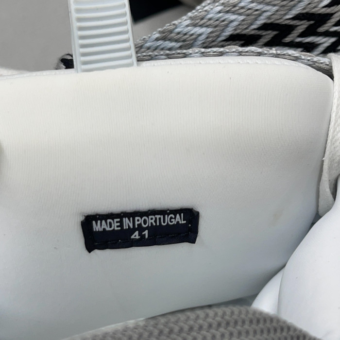 lanvin leather curb grey