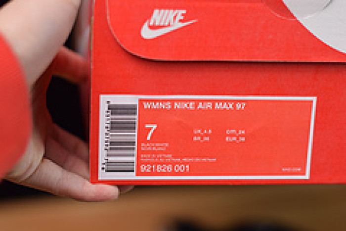 nike air max 97 black white 921826-001