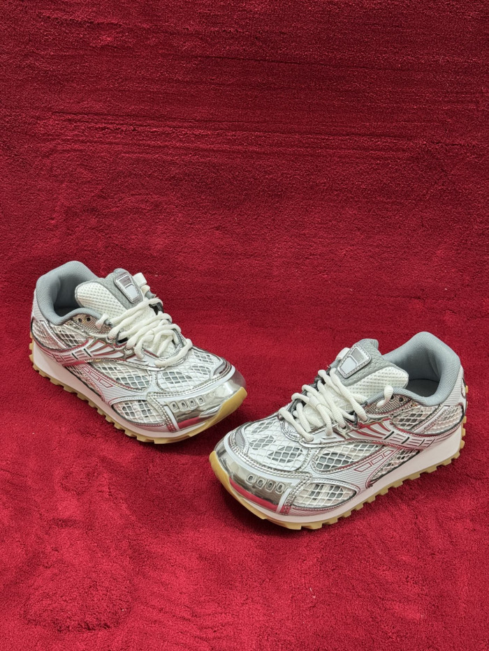 Bottega Veneta Orbit Silver White bv25481