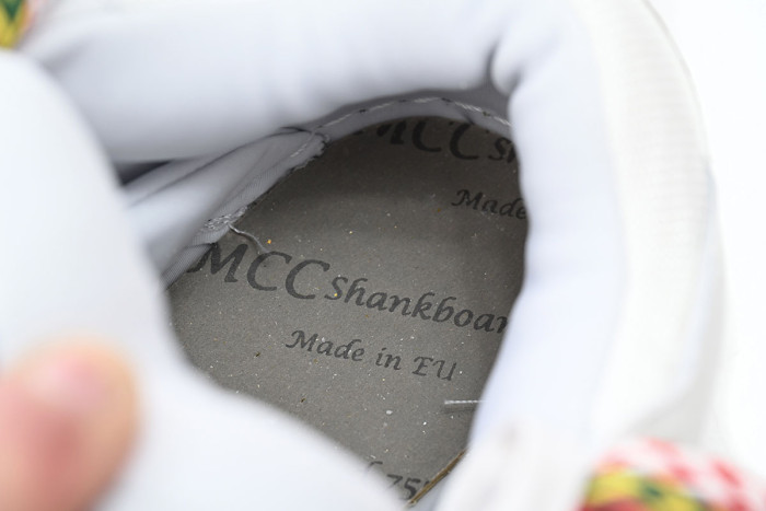 lanvin leather curb white ivory