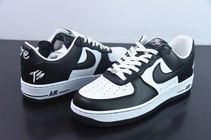 nike air force 1 low x fat joe terror squad black white panda