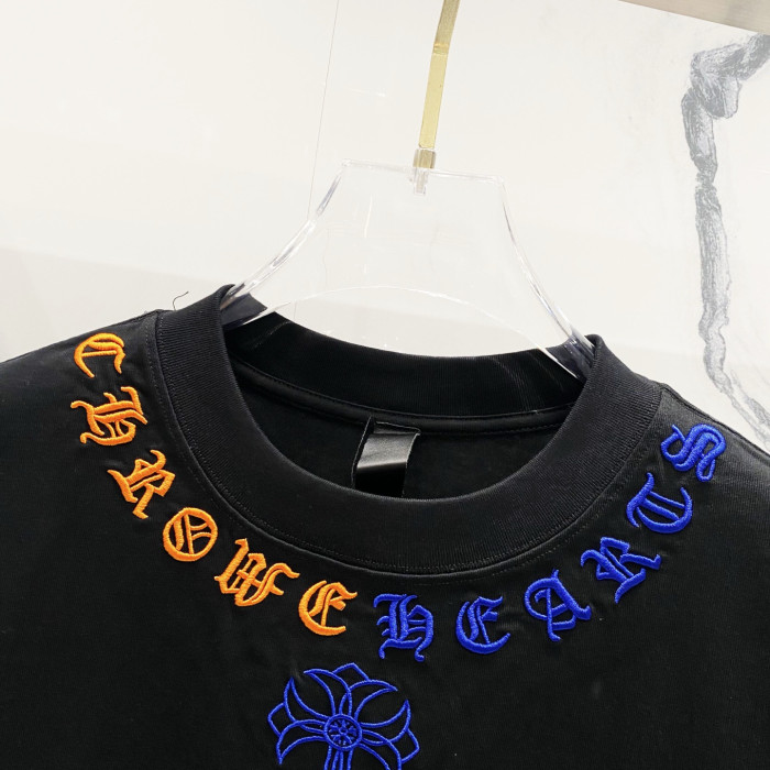 Chrome Hearts Short Sleeve Shirt cross-shaped letters CP00111