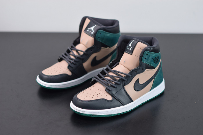 air jordan 1 retro high bio beige anthracite mystic green ah7389-203
