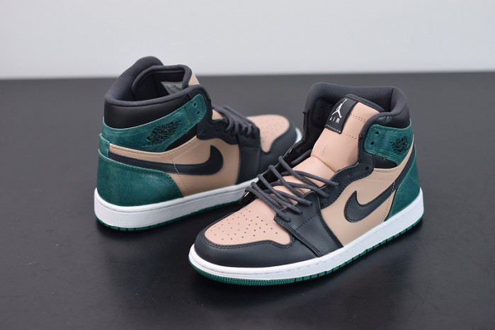 air jordan 1 retro high bio beige anthracite mystic green ah7389-203