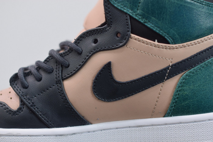 air jordan 1 retro high bio beige anthracite mystic green ah7389-203