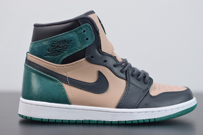 air jordan 1 retro high bio beige anthracite mystic green ah7389-203